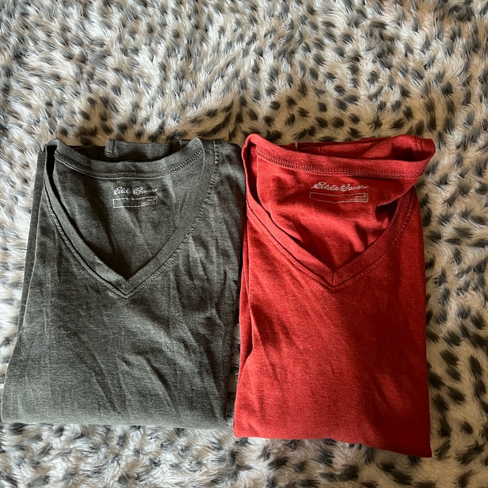 2 Eddie Bauer Long Sleeve Tops